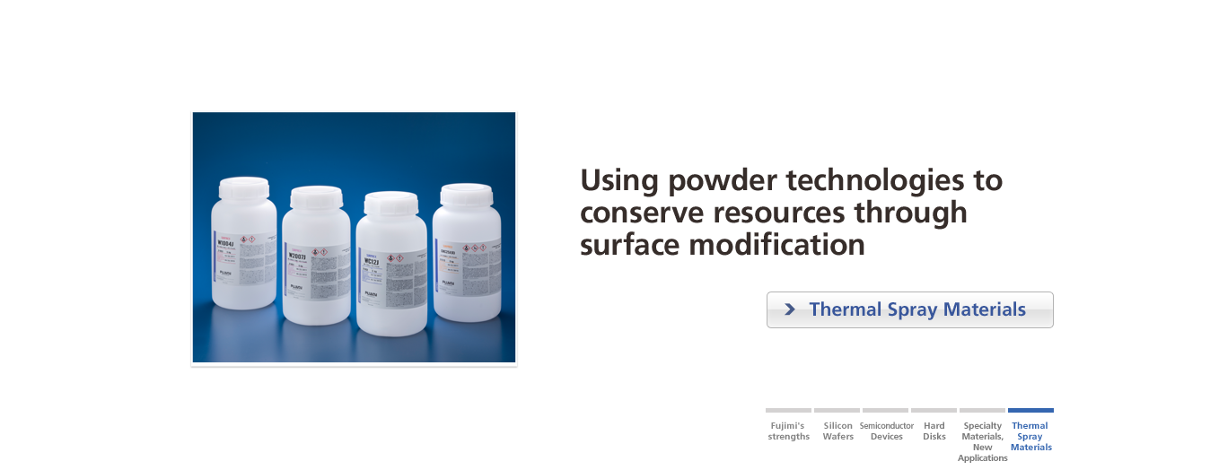 Using powder technologies to conserve resources through 
surface modification